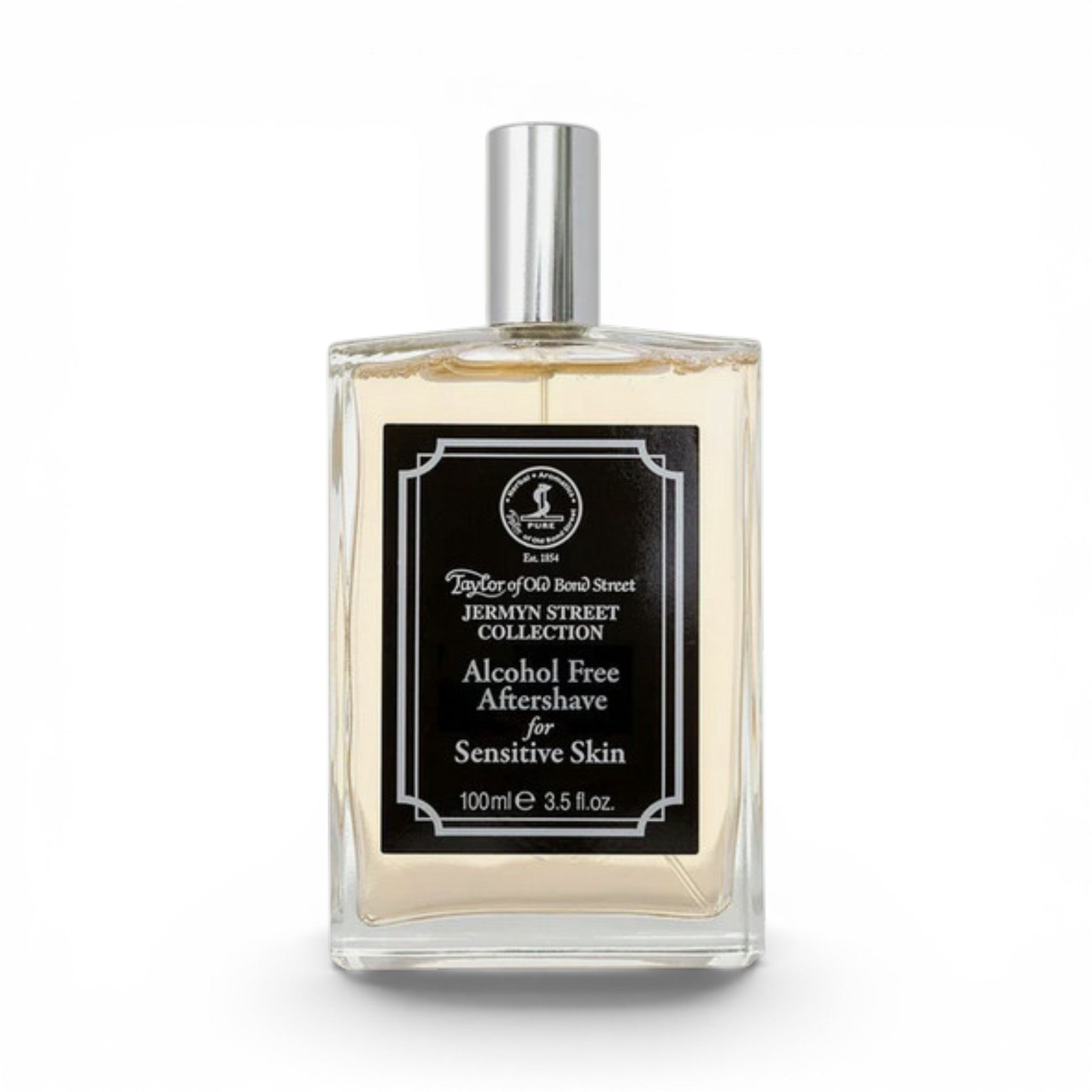 Taylor of Old Bond Street Jermyn Street alcohol free aftershave 100ml bottle on white background