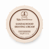 Top down view of Taylor of Old Bond Street Sandalwood shaving cream bowl 150g