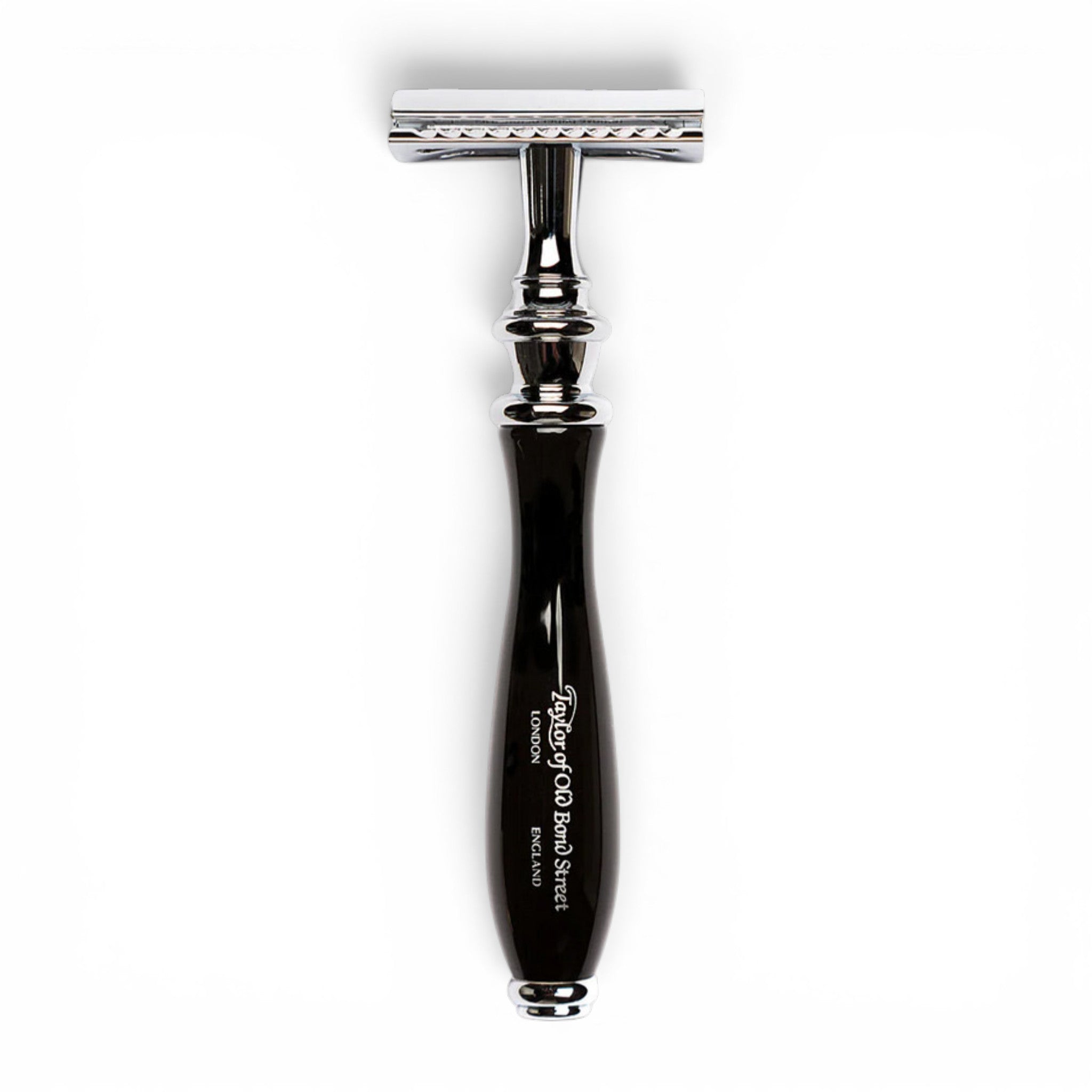 Taylor of Old Bond Street Victorian Black Handle Safety Razor