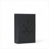 The Brighton Beard Co. The Miller’s Beard Shampoo Bar 100g black soap bar with anchor detail on white background