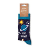 I Like Ur-anus socks with retail tag visible