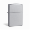 Zippo 205 satin chrome windproof lighter with smooth silver finish