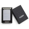 Zippo 205 satin chrome lighter in official Zippo gift box