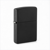 Zippo 218 black matte windproof lighter with smooth durable finish
