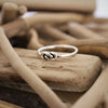 Sterling Silver Oxidized Knot Ring