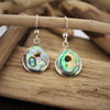 Abalone Pear Drop Earrings
