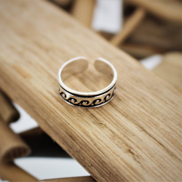 Meandros Toe Ring