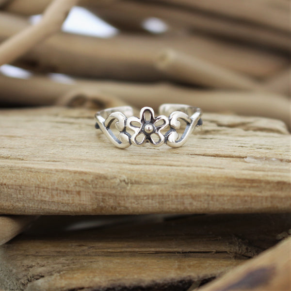 Flower Toe Ring