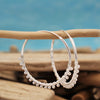 Beaded Hoops