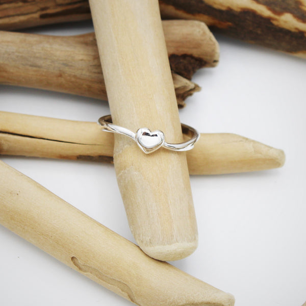 Sterling Silver Heart Ring