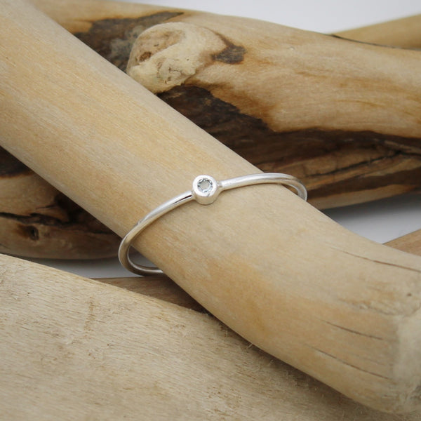 Topaz Solitaire Ring