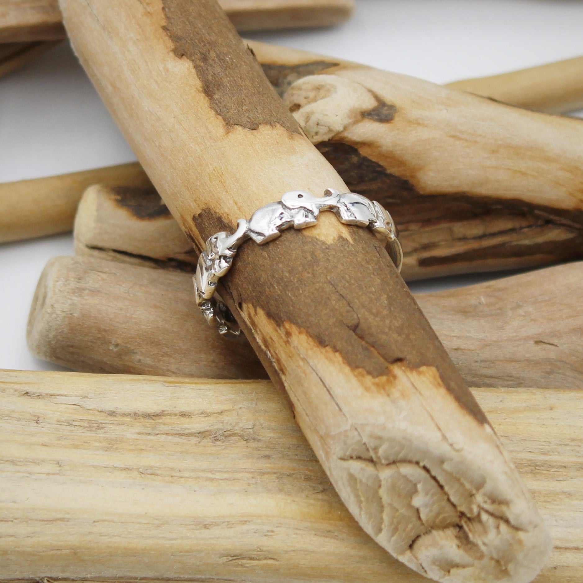 Sterling Silver Elephant Ring