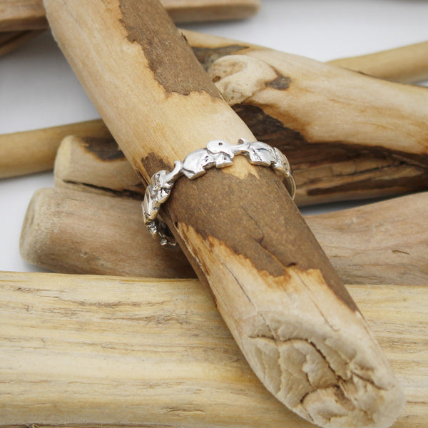 Sterling Silver Elephant Ring