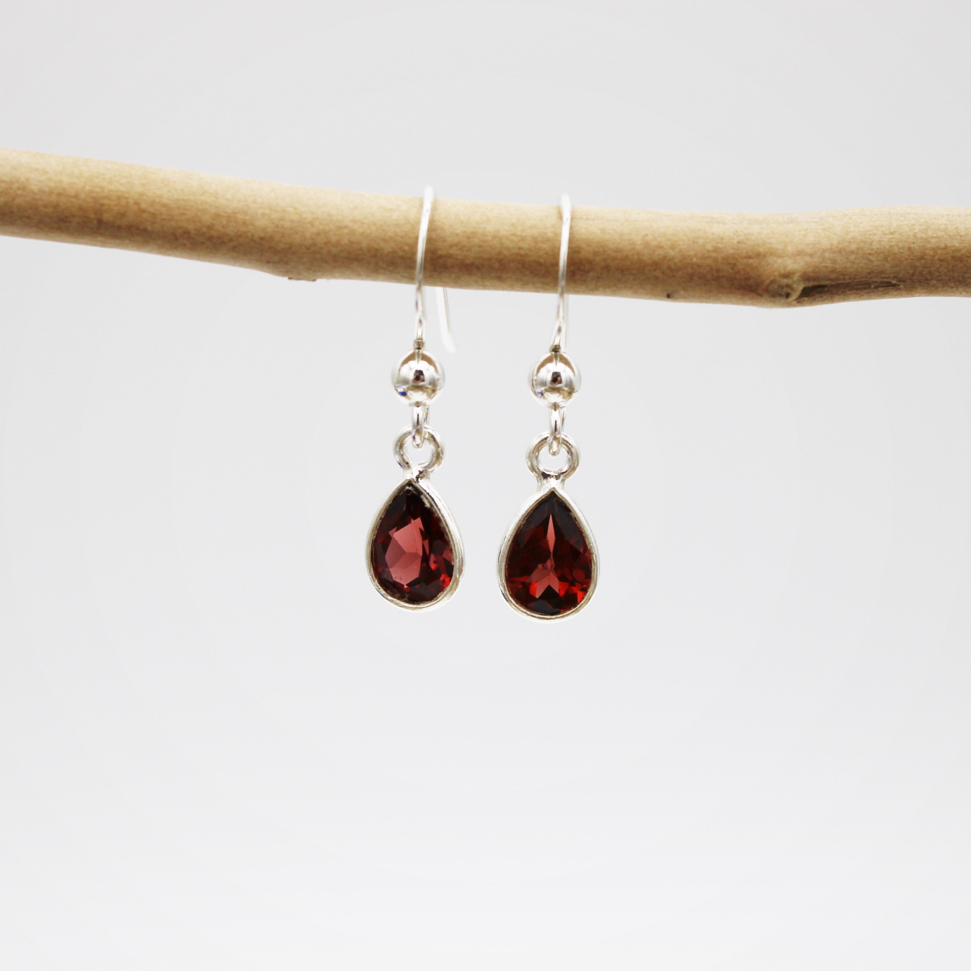 Decorated Silver Hook Earrings