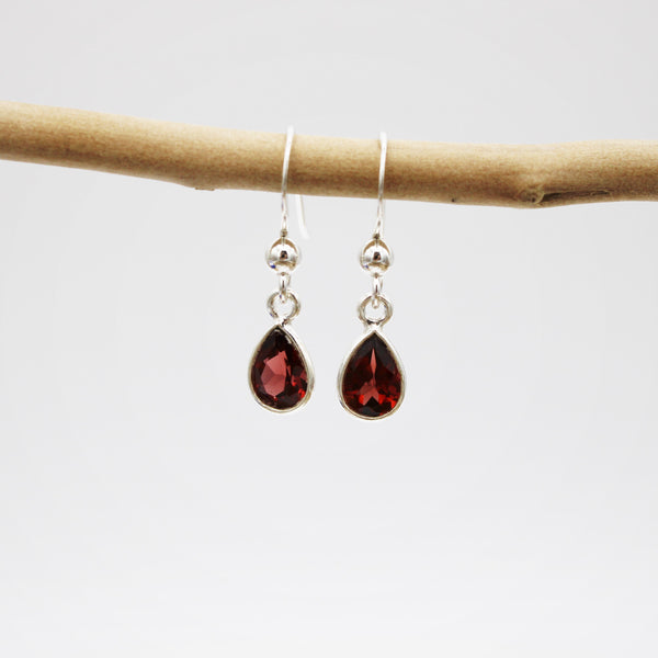 Decorated Silver Hook Earrings