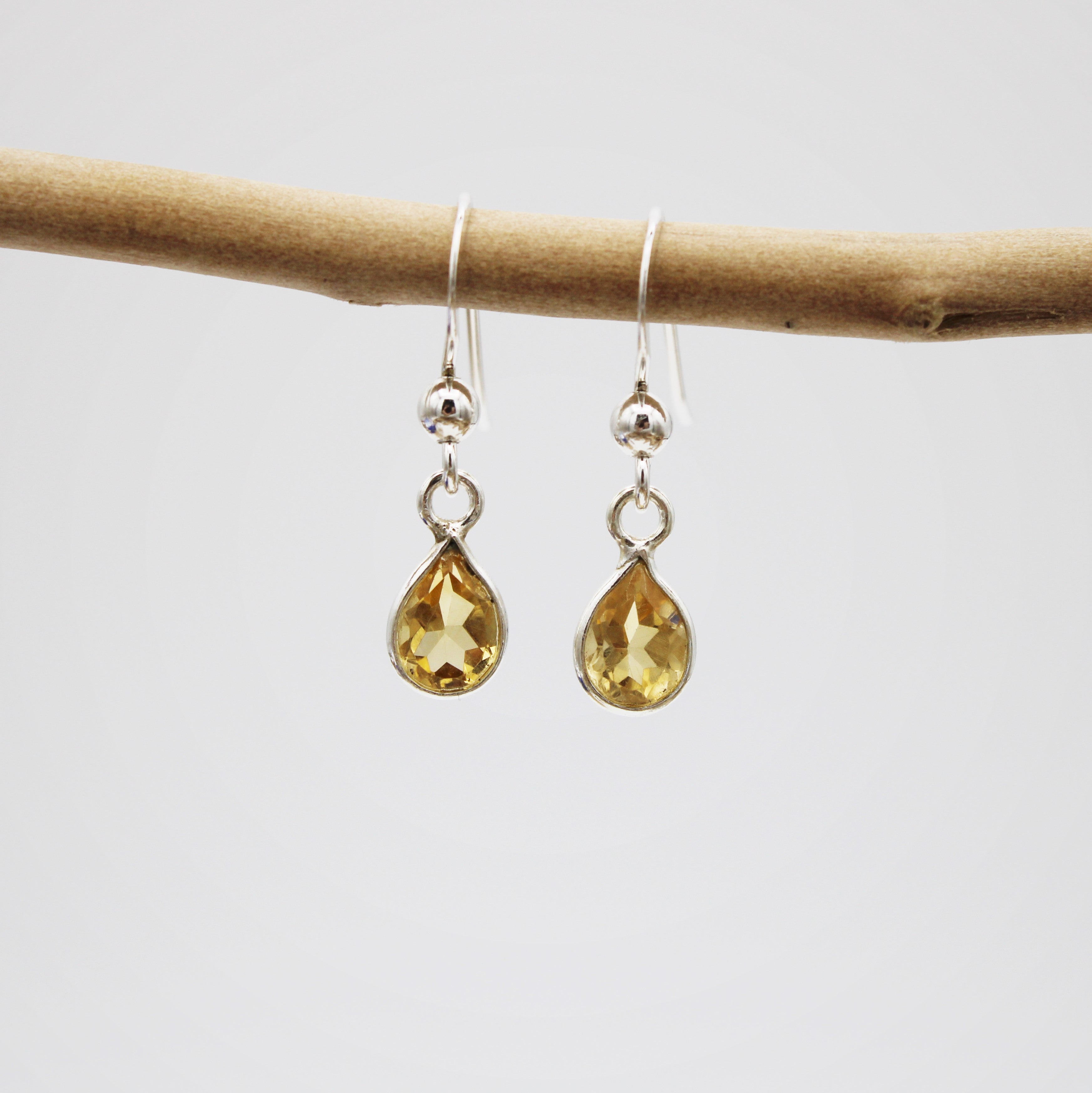 Decorated Silver Hook Earrings