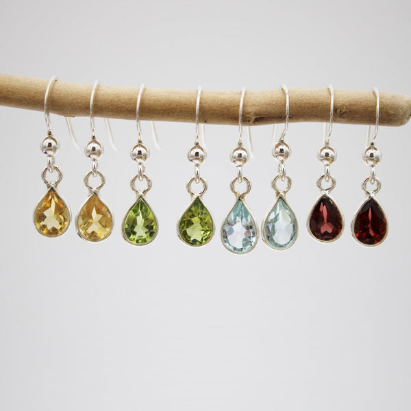 Decorated Silver Hook Earrings