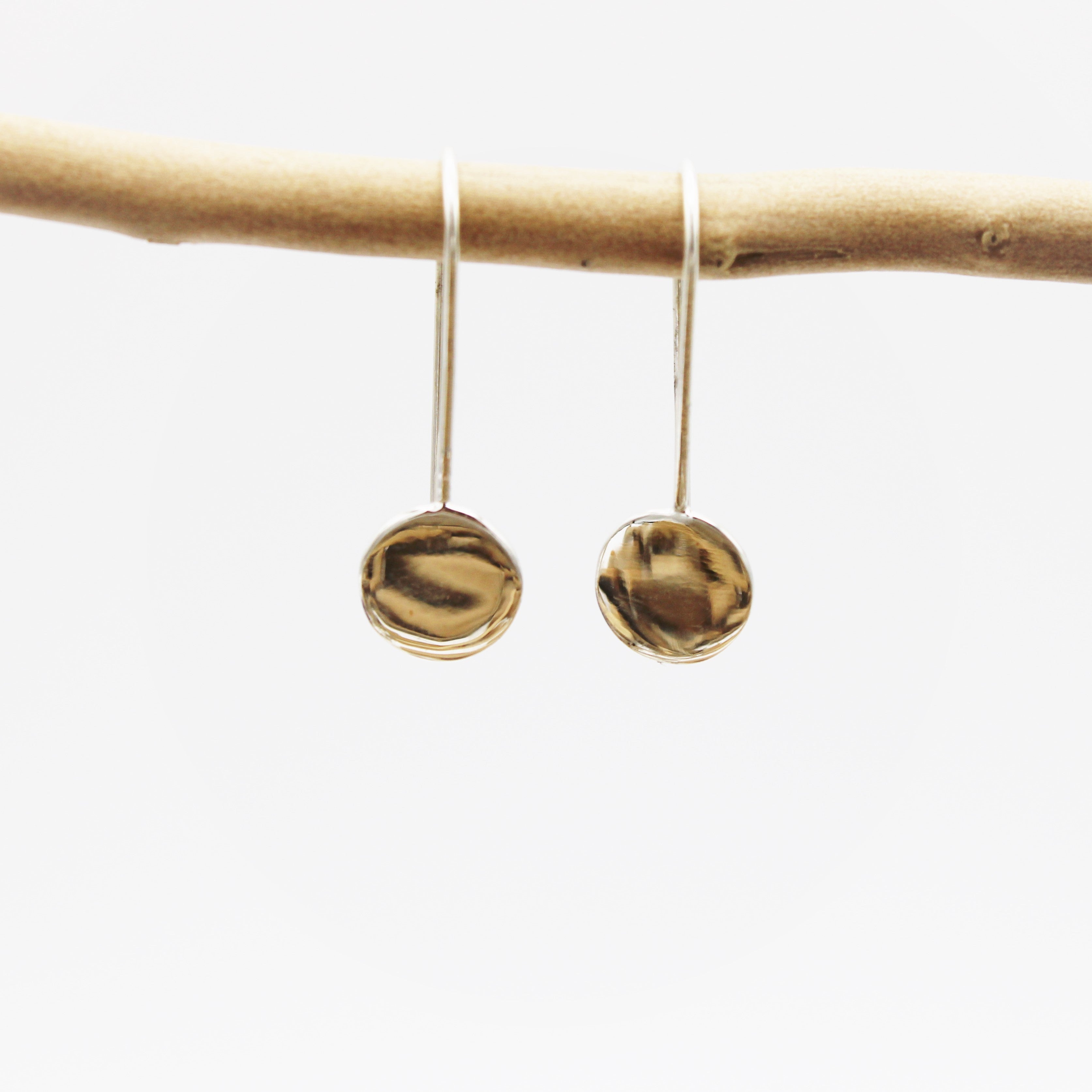 Silver Circle Earrings