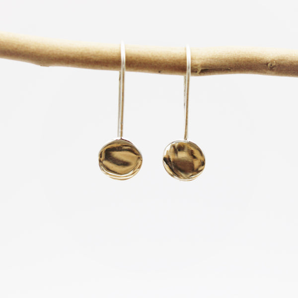 Silver Circle Earrings