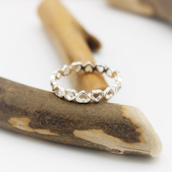 Silver Heart Ring