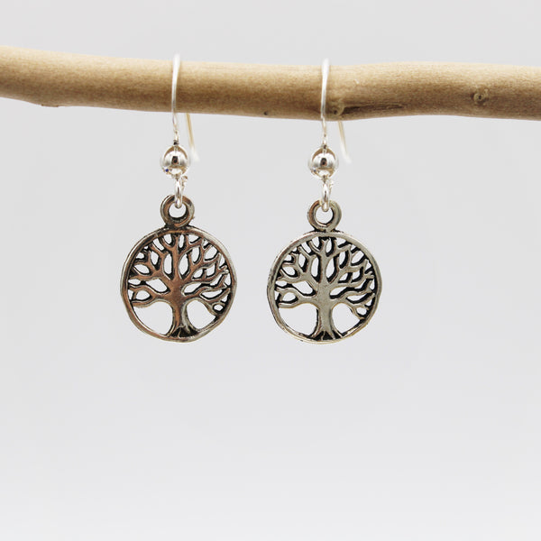 Tree of Life Hook Earrings