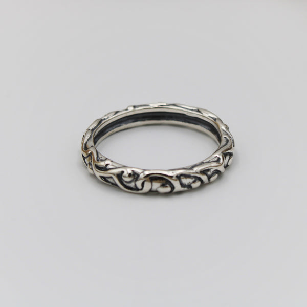 Silver Swirl Ring