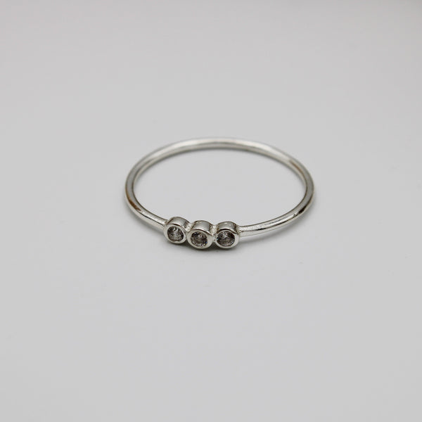 Triple CZ Ring