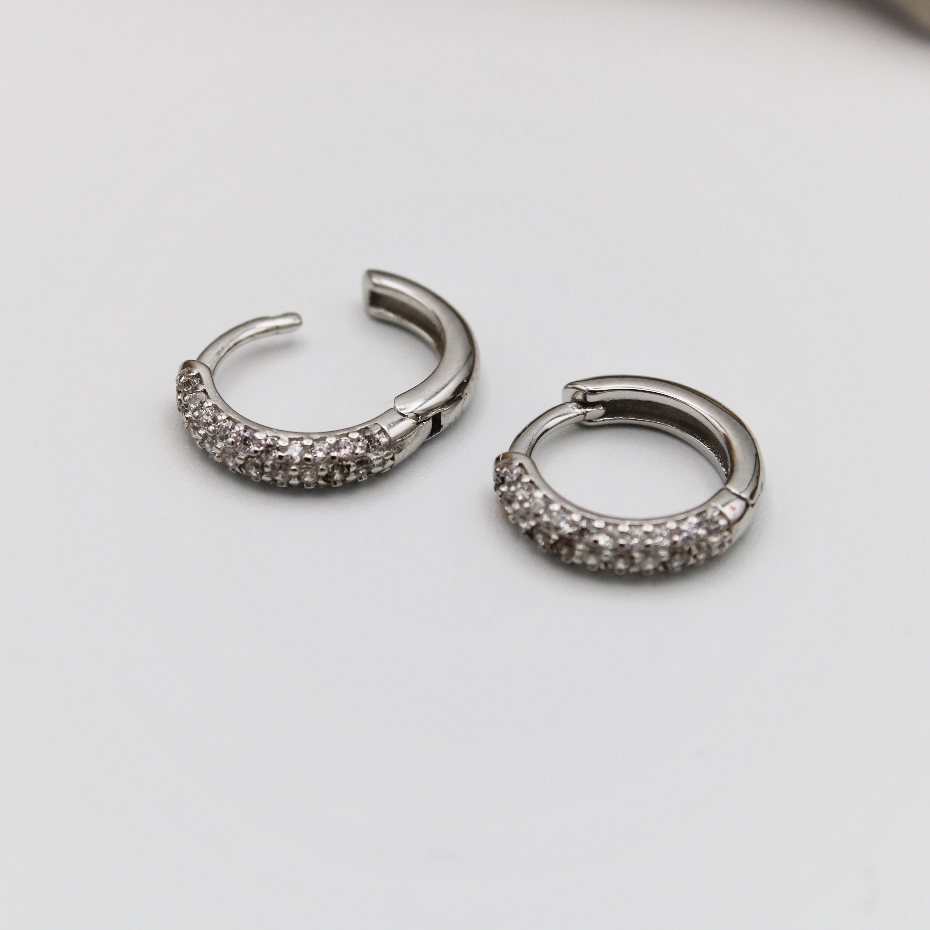Silver Hoop Earrings